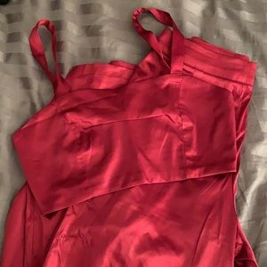 Dark Red Pant Co-ord Set